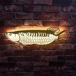 Moderne wandlampen Visvorm Eenvoud Stijl Acrylverlichting Woonkamer Hal Slaapkamer Hotelkamers Decoratieve verlichting