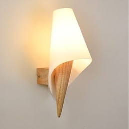Eenvoudige landelijke functie voor oogbescherming Sfeerverlichting Wandlampen Wandlamp Warme Europese stijl Slaapkamer Wandlamp