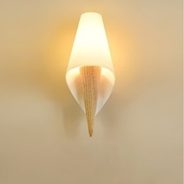 Eenvoudige landelijke functie voor oogbescherming Sfeerverlichting Wandlampen Wandlamp Warme Europese stijl Slaapkamer Wandlamp