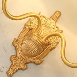 Eenvoudige landelijke traditionele klassieke messingfunctie voor mini-stijl uplight wandlampen wandlamp PU