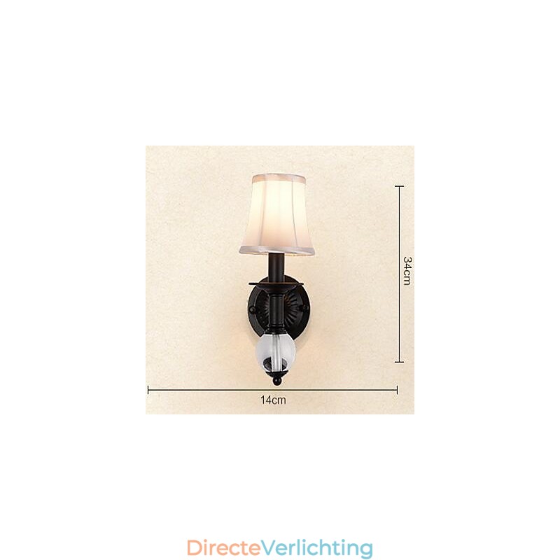 Vintage gegalvaniseerde feature uplight wandlampen wandlamp