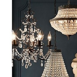 Decoratieve kroonluchter voor woninginrichting