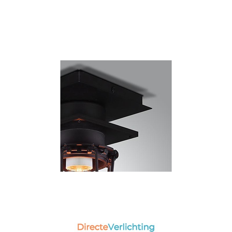 Retro Gesmede Wandlamp Enkele Kop Antieke Herinneringen Lamp Loft Amerikaans IJzer Vintage Kleine Kooien Plafondlamp