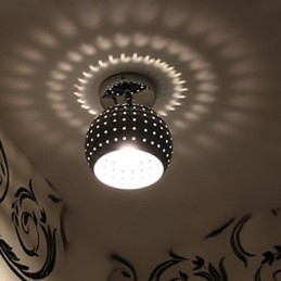 Creatieve poreuze bal esthetische reflectie absorberen koepel licht smeedijzeren lamp