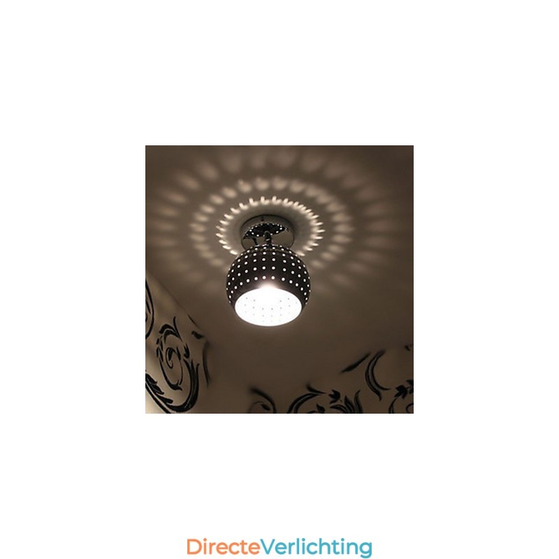 Creatieve poreuze bal esthetische reflectie absorberen koepel licht smeedijzeren lamp