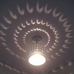 Creatieve poreuze bal esthetische reflectie absorberen koepel licht smeedijzeren lamp