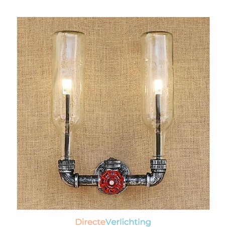 Retro Industriële Wind Switch Waterfles Wandlamp Wandlamp Retro Industriële Wind Switch Waterfles Wandlamp Wandlamp