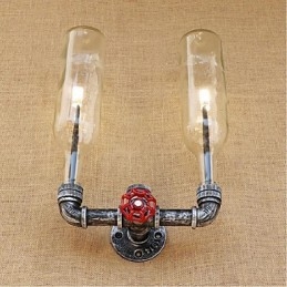 Retro Industriële Wind Switch Waterfles Wandlamp Wandlamp