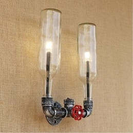 Retro Industriële Wind Switch Waterfles Wandlamp Wandlamp