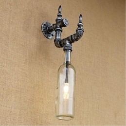 Rustieke Lodge Zilveren Feature voor Sfeervolle Licht Wandlampen Wandlamp