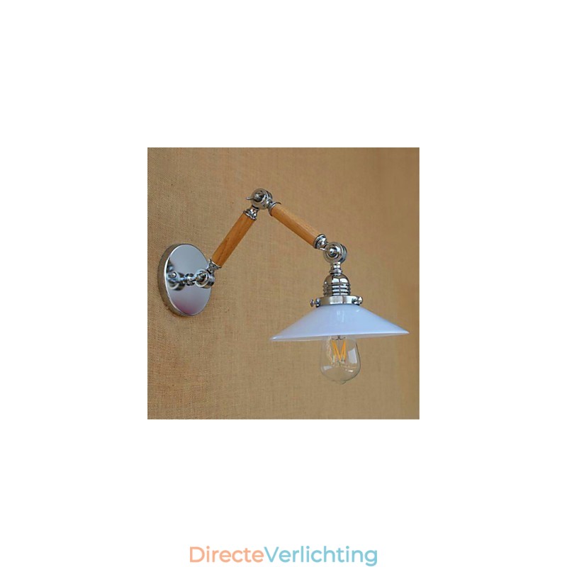 Moderne eigentijdse chromen functie voor Swing Arm Ambient Light Swing Arm Lights Wandlamp