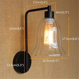 Rustieke Lodge Country Black Oxide Finish-functie voor Swing Arm Ambient Light