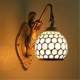 Eenvoudige Europese Stijl Wandlamp Retro Pastorale Slaapkamer Nachtkastje Balkon Trap Hal Spiegellamp