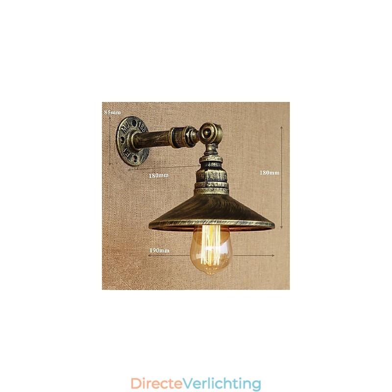 Industriële stijl Nordic waterpijp wandlamp wandlamp