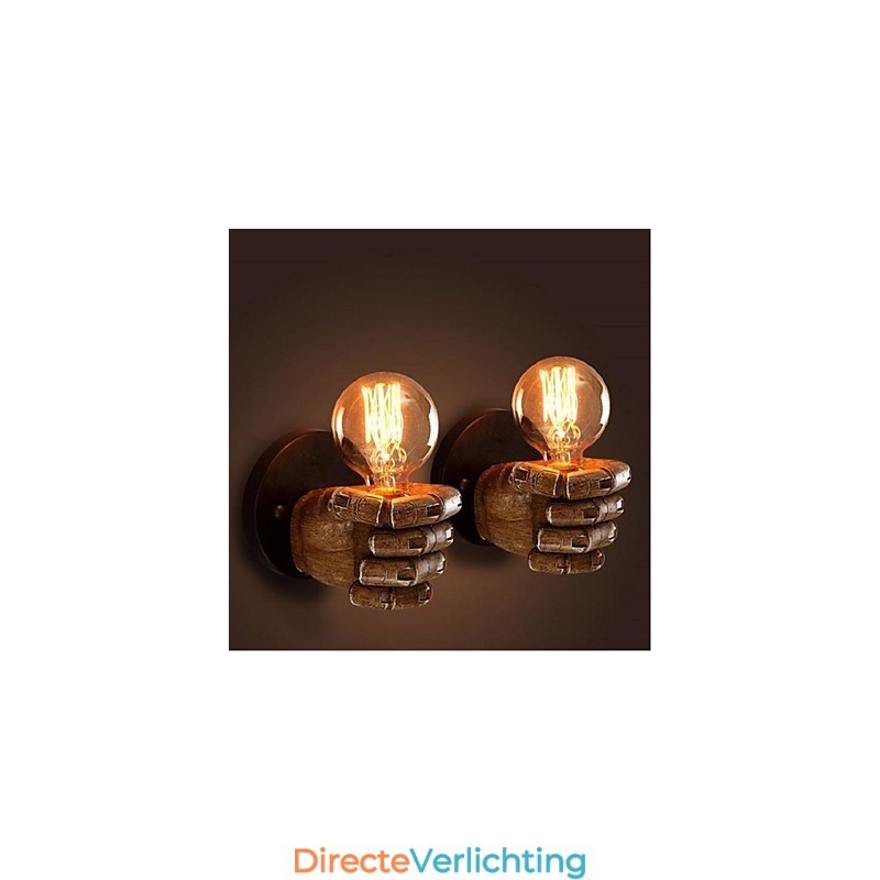 Rustieke Lodge Schilderij Kenmerk voor Sfeervolle Licht Wandlampen Wandlamp