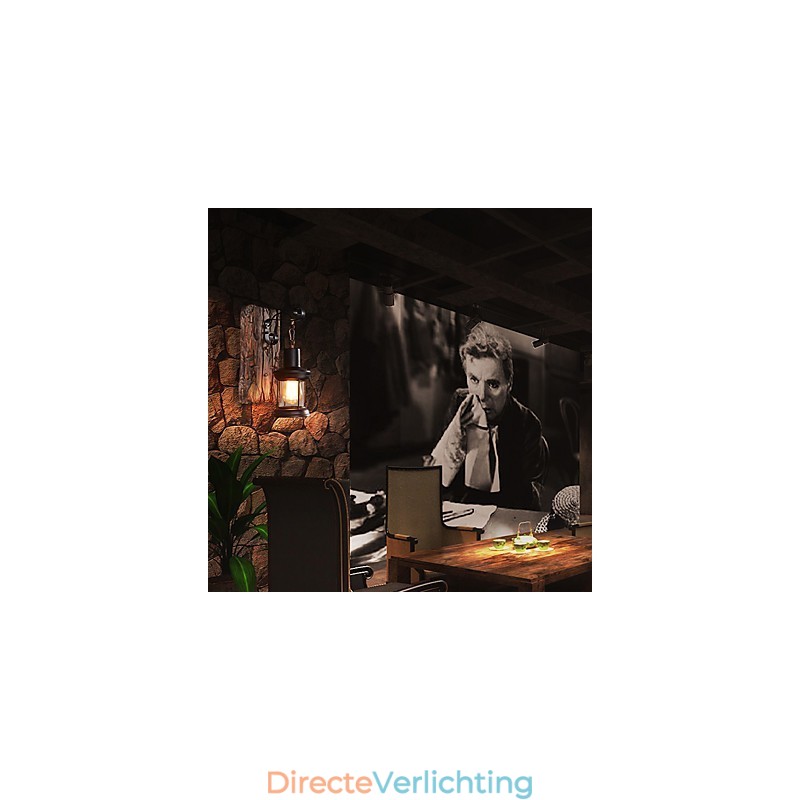 Enkele kop industriële vintage retro houten metalen schilderij kleur wandlamp voor de thuishotel gang decoreren wandlamp