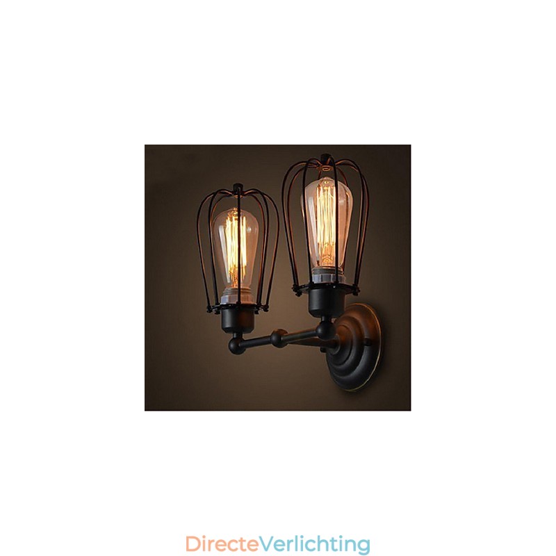 Retro Grapefruit American Village Iron Antique Restaurant Gang Gang Wandlamp Wandlamp
