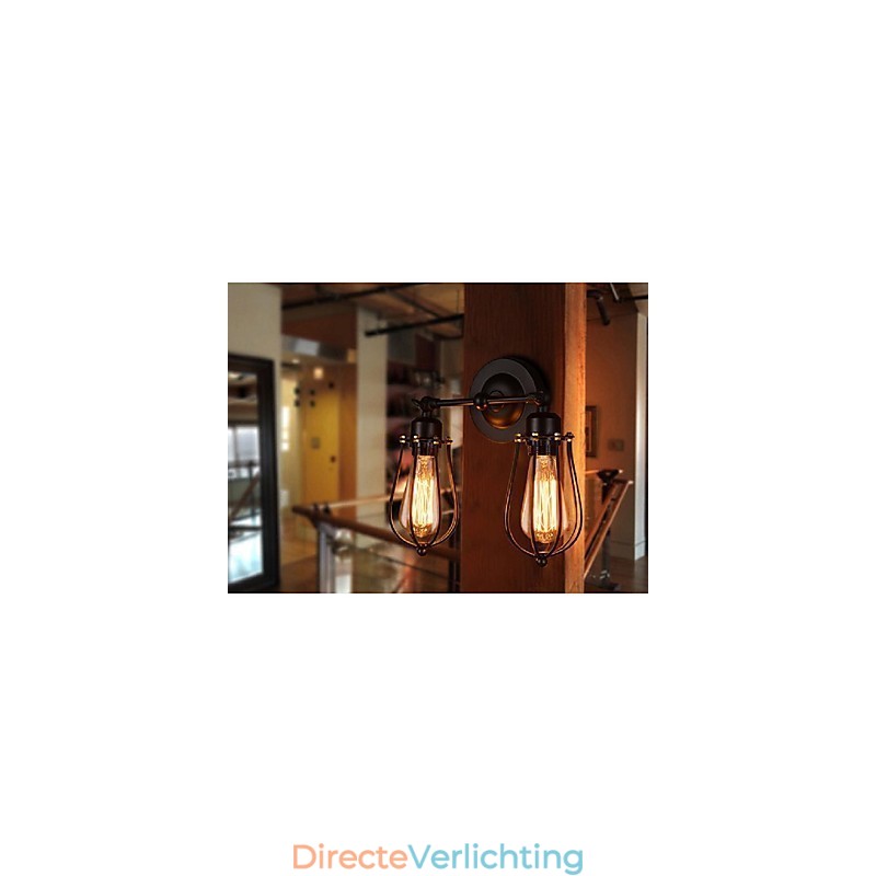 Retro Grapefruit American Village Iron Antique Restaurant Gang Gang Wandlamp Wandlamp