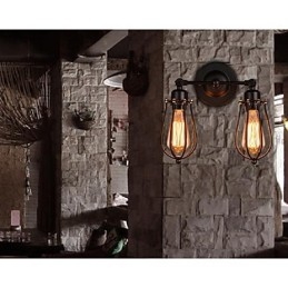 Retro Grapefruit American Village Iron Antique Restaurant Gang Gang Wandlamp Wandlamp