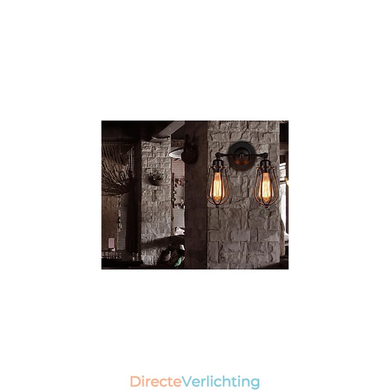 Retro Grapefruit American Village Iron Antique Restaurant Gang Gang Wandlamp Wandlamp
