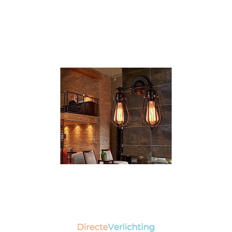 Retro Grapefruit American Village Iron Antique Restaurant Gang Gang Wandlamp Wandlamp