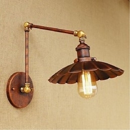 Lange arm Half roest Retro Creatieve Nostalgische Intrekbare Opvouwbare Wandlampen Wandlamp
