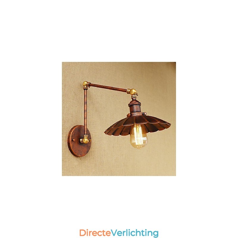 Lange arm Half roest Retro Creatieve Nostalgische Intrekbare Opvouwbare Wandlampen Wandlamp