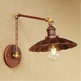 Lange arm Half roest Retro Creatieve Nostalgische Intrekbare Opvouwbare Wandlampen Wandlamp
