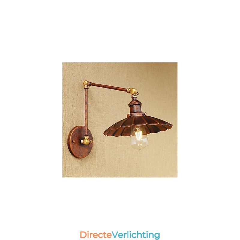 Lange arm Half roest Retro Creatieve Nostalgische Intrekbare Opvouwbare Wandlampen Wandlamp