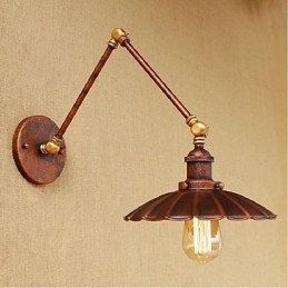 Lange arm Half roest Retro Creatieve Nostalgische Intrekbare Opvouwbare Wandlampen Wandlamp