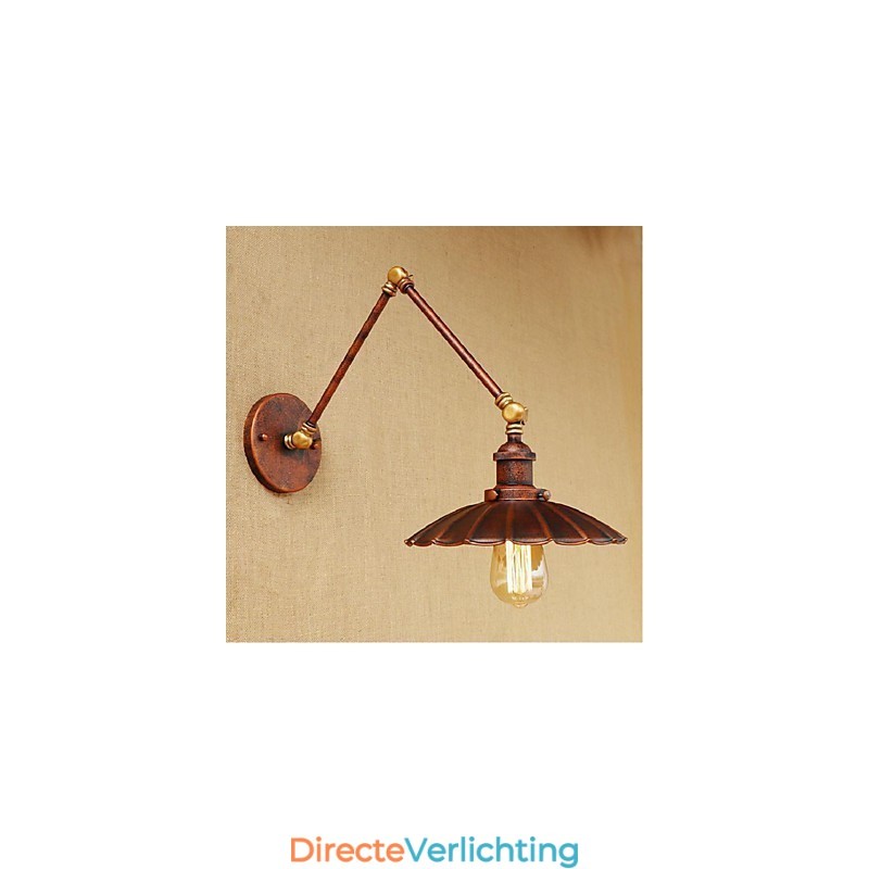 Lange arm Half roest Retro Creatieve Nostalgische Intrekbare Opvouwbare Wandlampen Wandlamp