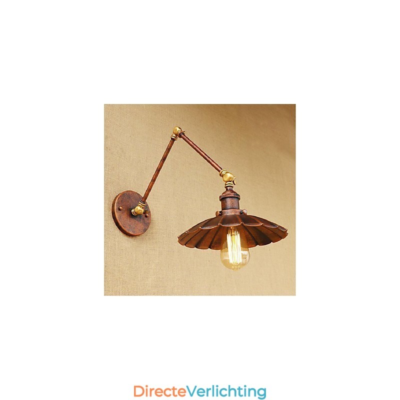 Lange arm Half roest Retro Creatieve Nostalgische Intrekbare Opvouwbare Wandlampen Wandlamp