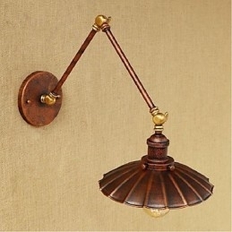 Lange arm Half roest Retro Creatieve Nostalgische Intrekbare Opvouwbare Wandlampen Wandlamp