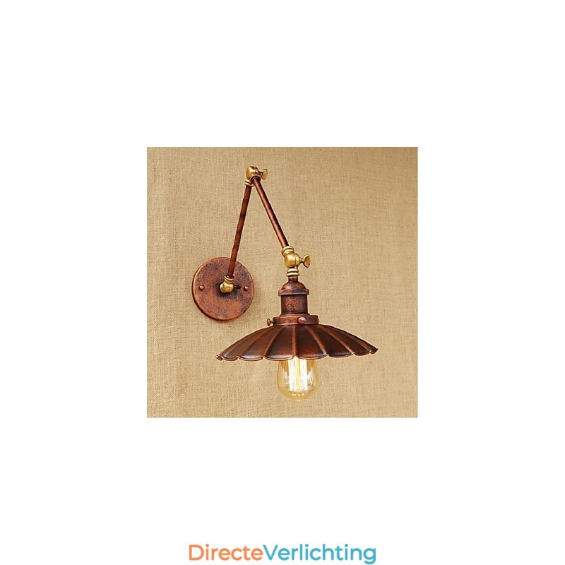 Lange arm Half roest Retro Creatieve Nostalgische Intrekbare Opvouwbare Wandlampen Wandlamp