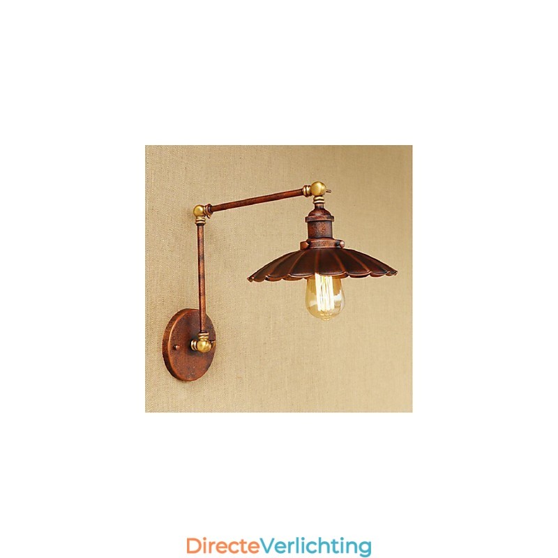 Lange arm Half roest Retro Creatieve Nostalgische Intrekbare Opvouwbare Wandlampen Wandlamp