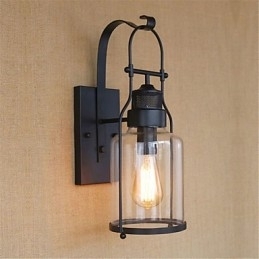Rustieke Lodge Country Retro Zwarte Oxide Afwerking Kenmerk voor Oogbescherming Omgevingslicht