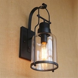 Rustieke Lodge Country Retro Zwarte Oxide Afwerking Kenmerk voor Oogbescherming Omgevingslicht