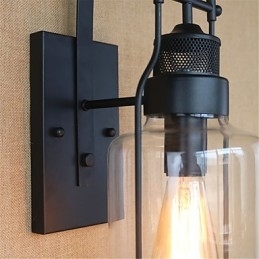 Rustieke Lodge Country Retro Zwarte Oxide Afwerking Kenmerk voor Oogbescherming Omgevingslicht