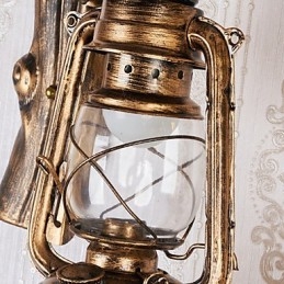 Rustieke Lodge Schilderij Kenmerk voor Mini Stijl Uplight Wandlampen Wandlamp