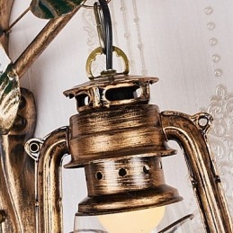 Rustieke Lodge Schilderij Kenmerk voor Mini Stijl Uplight Wandlampen Wandlamp