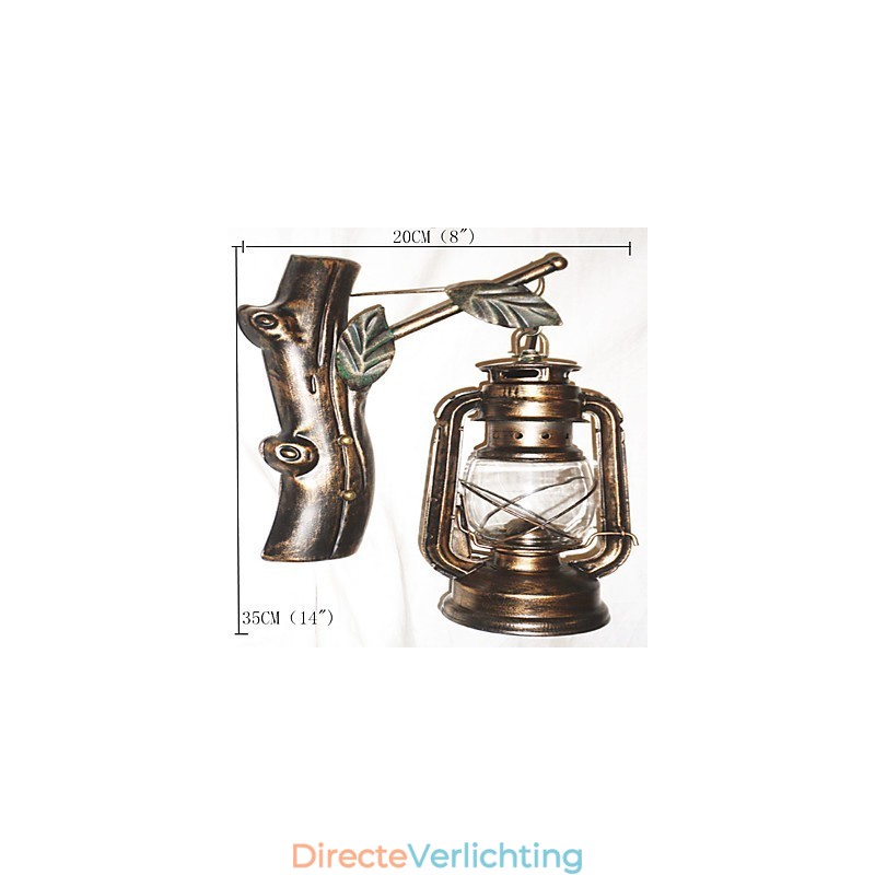 Rustieke Lodge Schilderij Kenmerk voor Mini Stijl Uplight Wandlampen Wandlamp