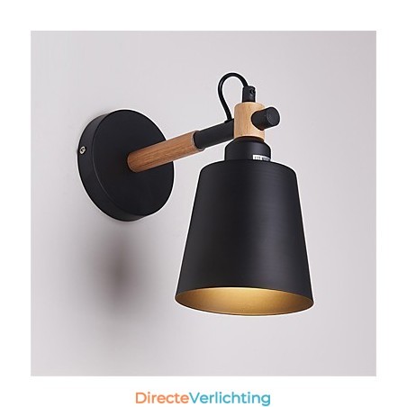 Vintage Hout Art Deco Metaal Metaal Rustiek Wandlamp Woonkamer Eetkamer Hal Wandlamp Zwart Wit Optioneel Vintage Hout Art Deco Metaal Metaal Rustiek Wandlamp Woonkamer Eetkamer Hal Wandlamp Zwart Wit Optioneel