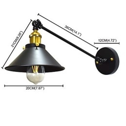Buzz Wall Iron Wandlamp Dumb Black Lightsaber Lamp Aan De Muur