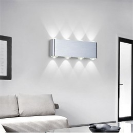 Moderne lichte aluminium inbouw wandlamp geïntegreerd