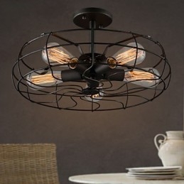 De Amerikaanse Landelijke Industriële Designer Lamp Gepersonaliseerde Lamp Europese Retro Ventilator Plafondlampen