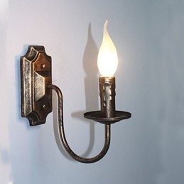 Antieke Wandlamp Kaars Vorm Eenvoudige Gang Balkon Lamp Wandlamp