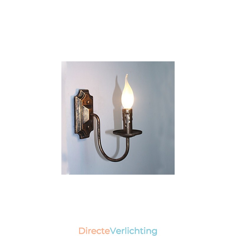 Antieke Wandlamp Kaars Vorm Eenvoudige Gang Balkon Lamp Wandlamp