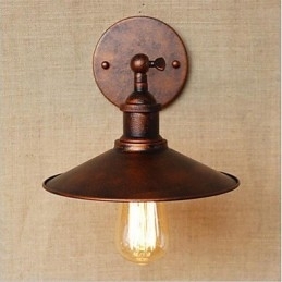 Landelijk Retro Gegalvaniseerd Kenmerk voor Mini Stijl Oogbescherming Sfeervolle Lichtmuur