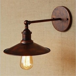 Landelijk Retro Gegalvaniseerd Kenmerk voor Mini Stijl Oogbescherming Sfeervolle Lichtmuur