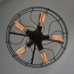 De Amerikaanse Landelijke Industriële Designer Lamp Gepersonaliseerde Lamp Europese Retro Ventilator Plafondlampen